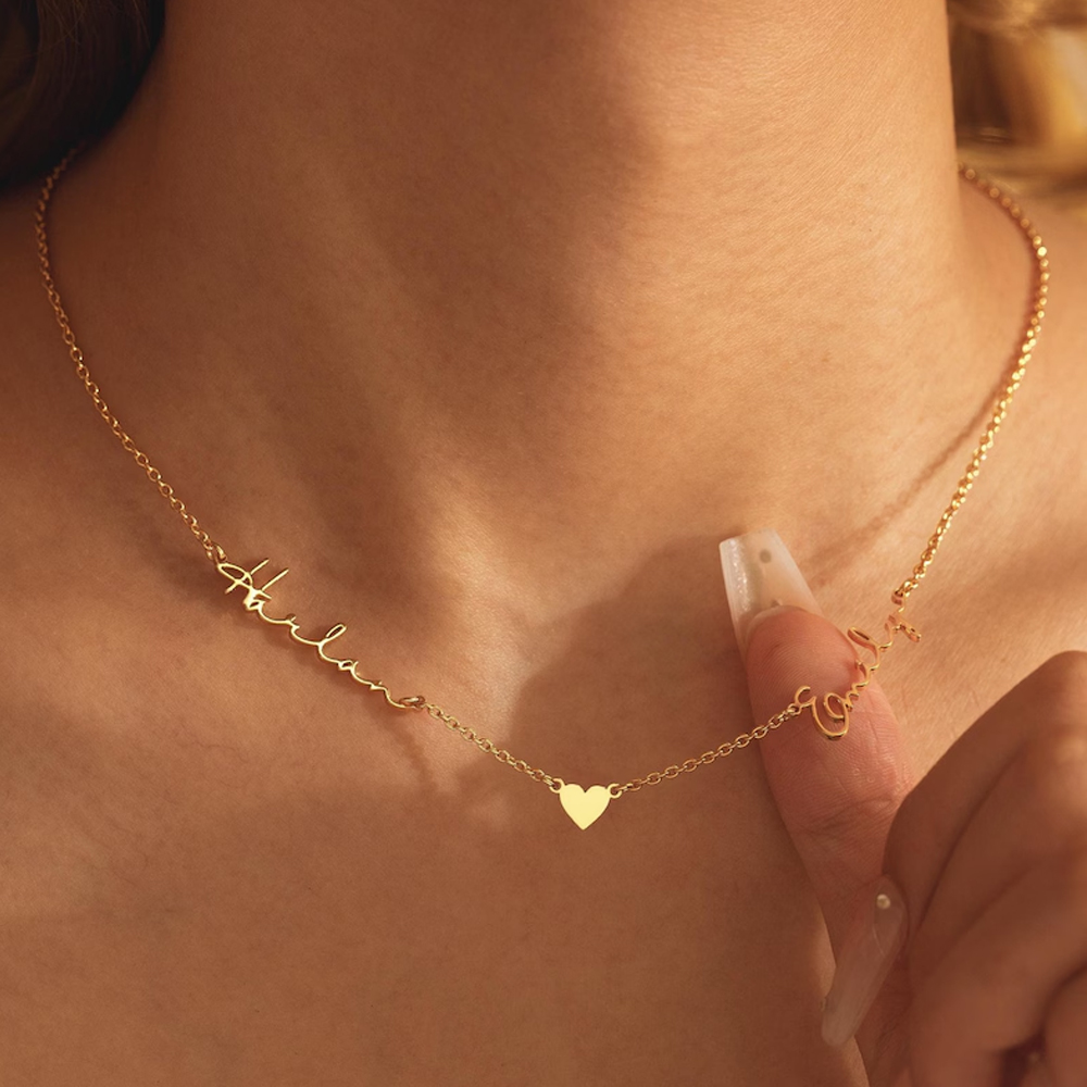 Lemegeton ที่กําหนดเองชื่อสร้อ - Birth Flower Necklace บทวิจารณ์และราคา