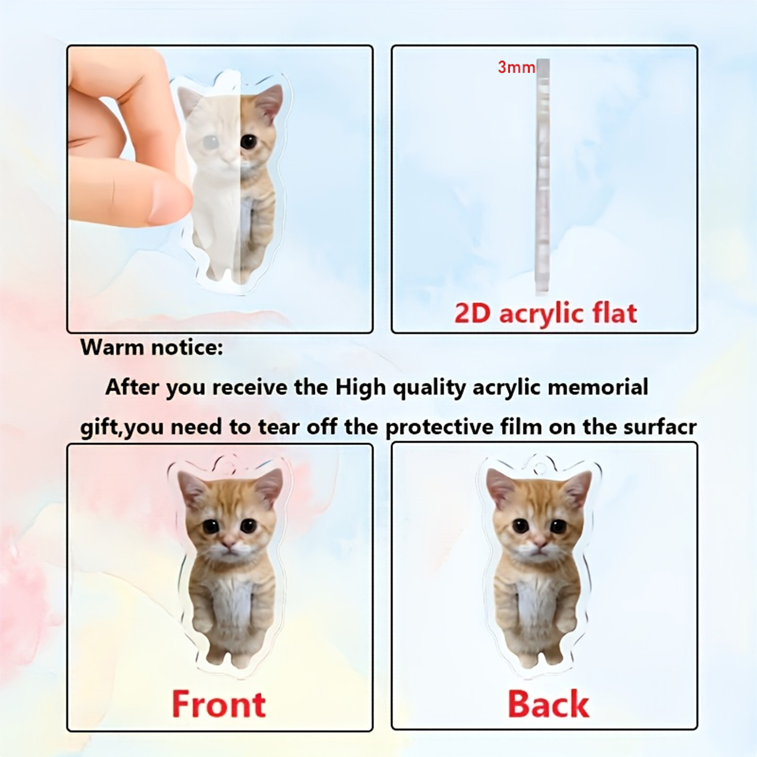 จี้โทรศัพท์รูปสัตว์เลี้ยงสั่งท - Pet Portrait Custom บทวิจารณ์และราคา